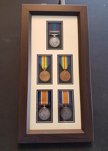 Framed Army Medals
